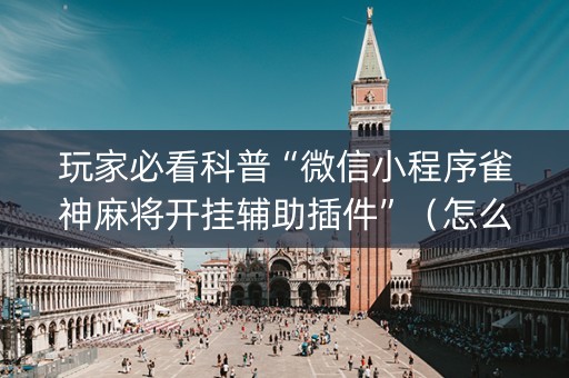 玩家必看科普“微信小程序雀神麻将开挂辅助插件”（怎么调胜率)