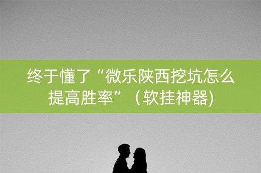 终于懂了“微乐陕西挖坑怎么提高胜率”（软挂神器)