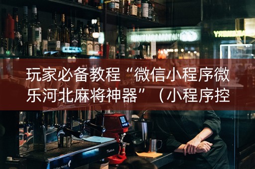 玩家必备教程“微信小程序微乐河北麻将神器”（小程序控牌器)