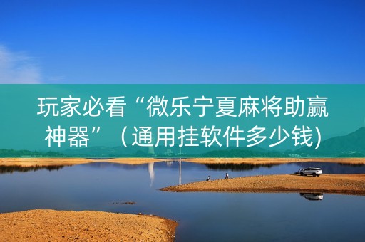 玩家必看“微乐宁夏麻将助赢神器”（通用挂软件多少钱)