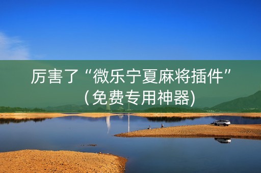厉害了“微乐宁夏麻将插件”（免费专用神器)