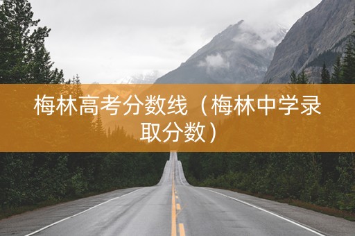 梅林高考分数线（梅林中学录取分数）
