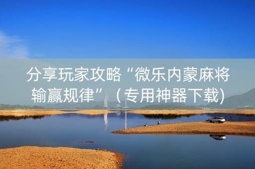 分享玩家攻略“微乐内蒙麻将输赢规律”（专用神器下载)