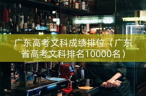 广东高考文科成绩排位（广东省高考文科排名10000名）
