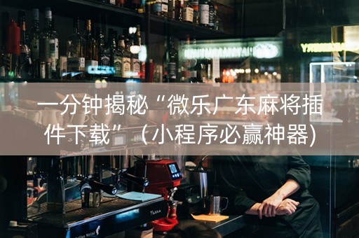 一分钟揭秘“微乐广东麻将插件下载”（小程序必赢神器)