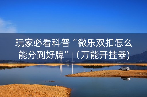 玩家必看科普“微乐双扣怎么能分到好牌”（万能开挂器)