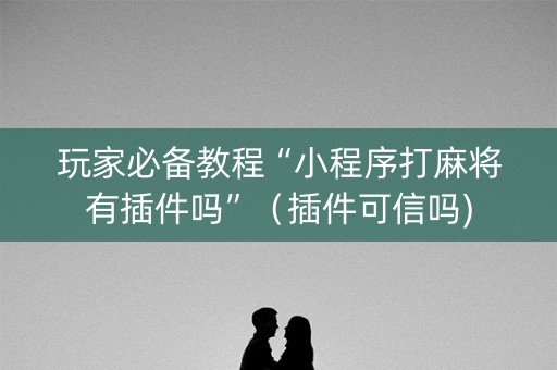玩家必备教程“小程序打麻将有插件吗”（插件可信吗)