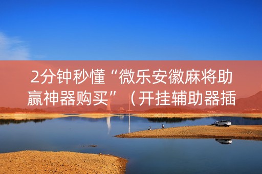 2分钟秒懂“微乐安徽麻将助赢神器购买”（开挂辅助器插件)