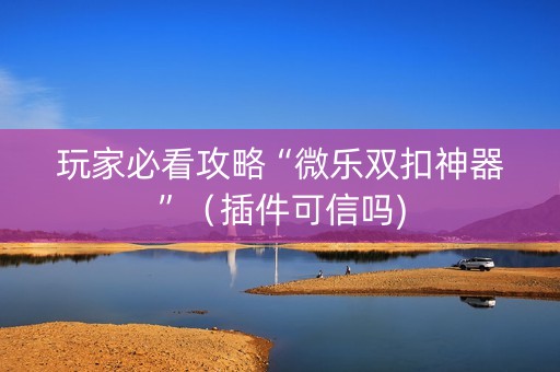 玩家必看攻略“微乐双扣神器”（插件可信吗)