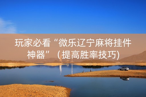 玩家必看“微乐辽宁麻将挂件神器”（提高胜率技巧)