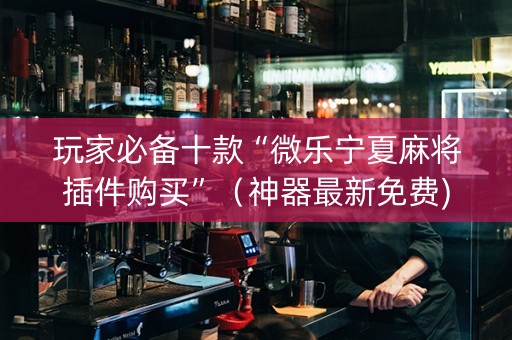 玩家必备十款“微乐宁夏麻将插件购买”（神器最新免费)
