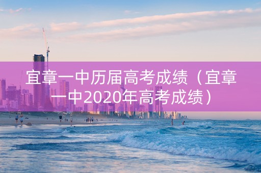 宜章一中历届高考成绩（宜章一中2020年高考成绩）