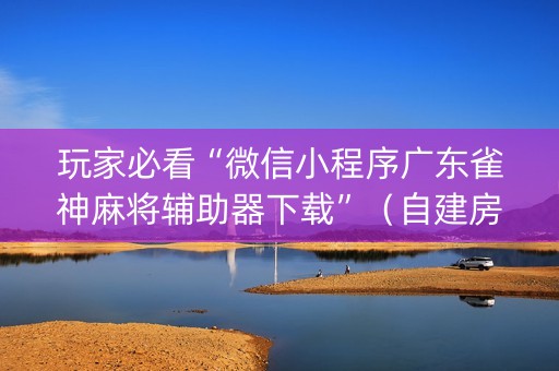 玩家必看“微信小程序广东雀神麻将辅助器下载”（自建房怎么赢)