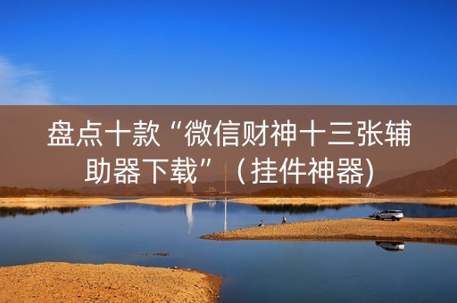 盘点十款“微信财神十三张辅助器下载”（挂件神器)