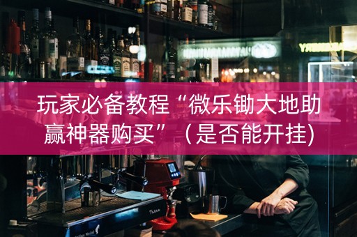 玩家必备教程“微乐锄大地助赢神器购买”（是否能开挂)