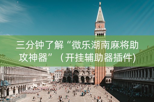 三分钟了解“微乐湖南麻将助攻神器”（开挂辅助器插件)