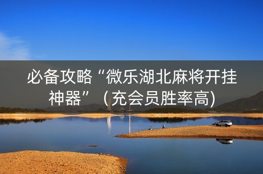 必备攻略“微乐湖北麻将开挂神器”（充会员胜率高)