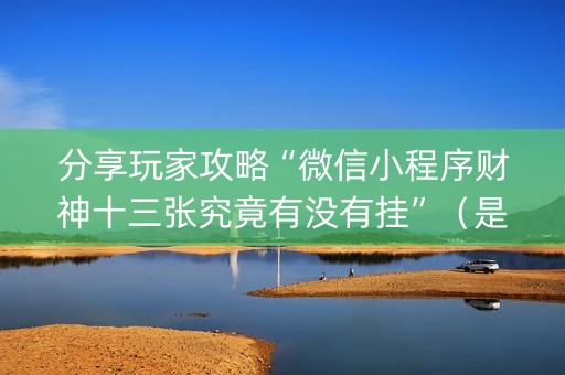 分享玩家攻略“微信小程序财神十三张究竟有没有挂”（是否能开挂)