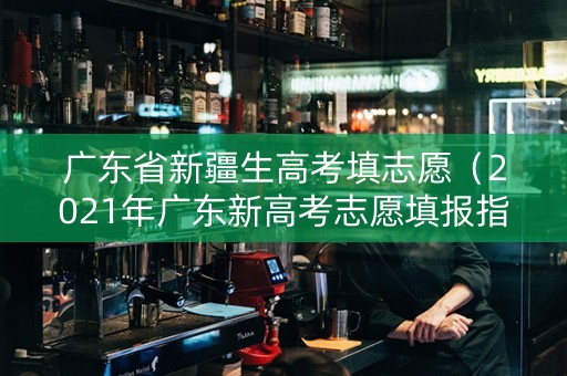 广东省新疆生高考填志愿（2021年广东新高考志愿填报指南）