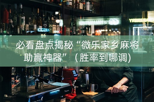 必看盘点揭秘“微乐家乡麻将助赢神器”（胜率到哪调)