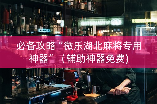 必备攻略“微乐湖北麻将专用神器”（辅助神器免费)