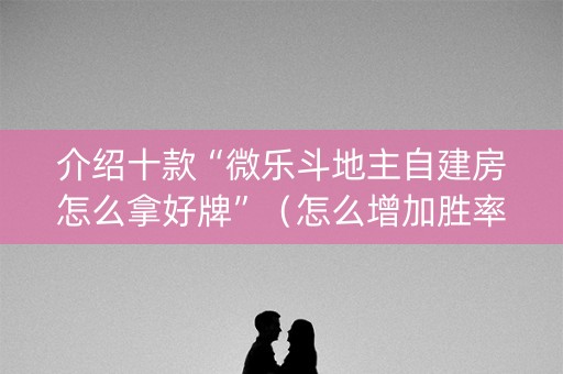 介绍十款“微乐斗地主自建房怎么拿好牌”（怎么增加胜率)