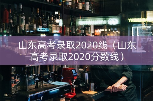 山东高考录取2020线（山东高考录取2020分数线）