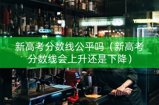 新高考分数线公平吗（新高考分数线会上升还是下降）