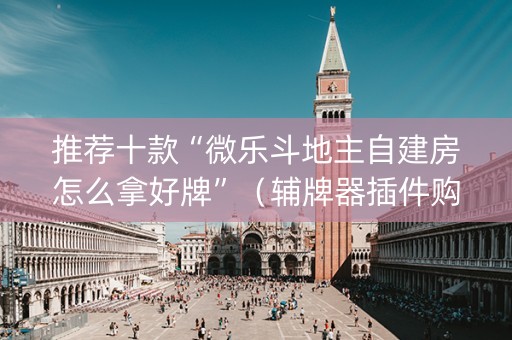推荐十款“微乐斗地主自建房怎么拿好牌”（辅牌器插件购买)
