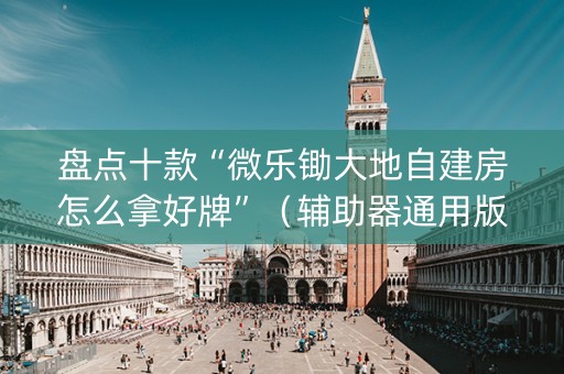 盘点十款“微乐锄大地自建房怎么拿好牌”（辅助器通用版)