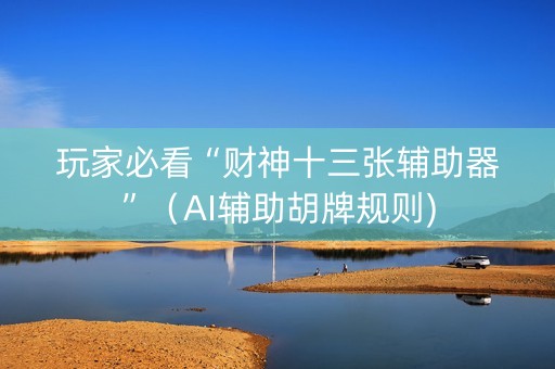 玩家必看“财神十三张辅助器”（AI辅助胡牌规则)