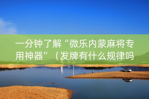 一分钟了解“微乐内蒙麻将专用神器”（发牌有什么规律吗)