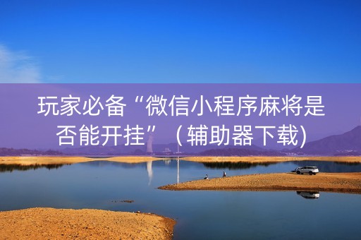 玩家必备“微信小程序麻将是否能开挂”（辅助器下载)