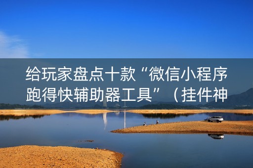 给玩家盘点十款“微信小程序跑得快辅助器工具”（挂件神器)