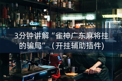 3分钟讲解“雀神广东麻将挂的骗局”（开挂辅助插件)