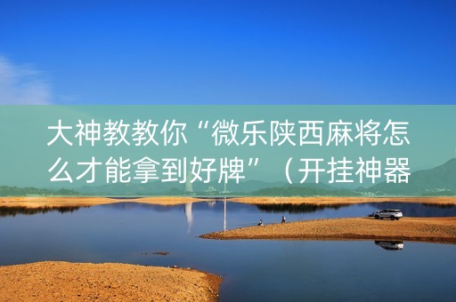 大神教教你“微乐陕西麻将怎么才能拿到好牌”（开挂神器下载)