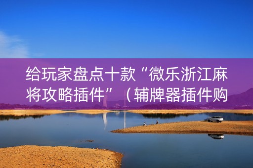 给玩家盘点十款“微乐浙江麻将攻略插件”（辅牌器插件购买)