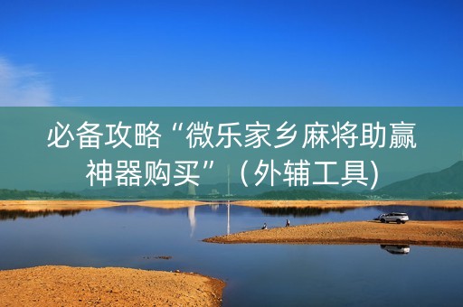 必备攻略“微乐家乡麻将助赢神器购买”（外辅工具)