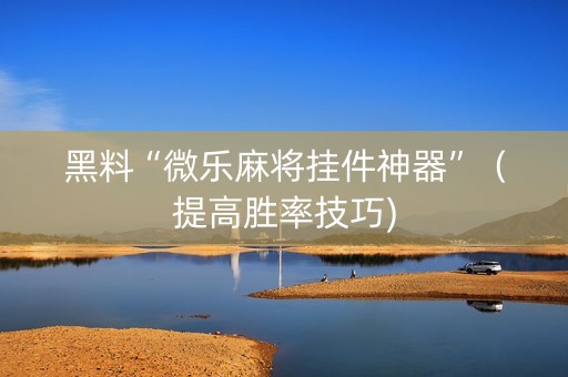 黑料“微乐麻将挂件神器”（提高胜率技巧)