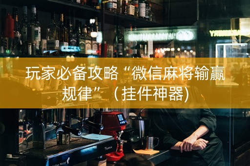 玩家必备攻略“微信麻将输赢规律”（挂件神器)