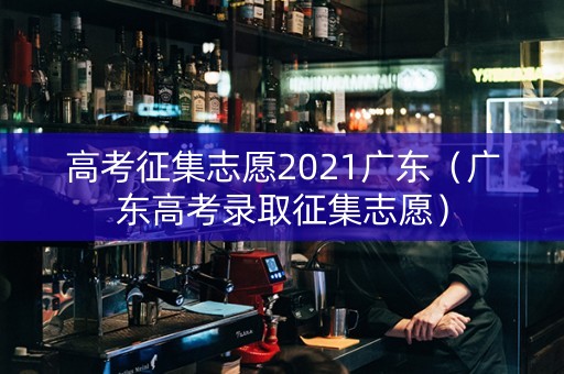 高考征集志愿2021广东（广东高考录取征集志愿）