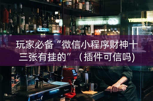 玩家必备“微信小程序财神十三张有挂的”（插件可信吗)