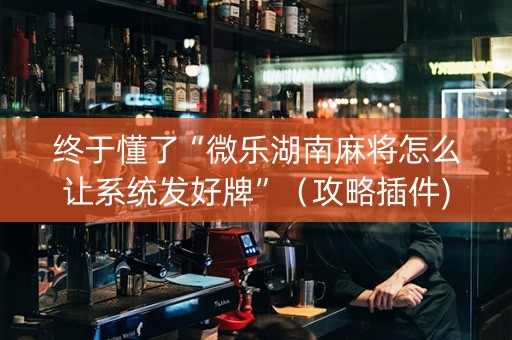 终于懂了“微乐湖南麻将怎么让系统发好牌”（攻略插件)