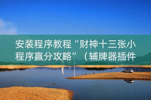 安装程序教程“财神十三张小程序赢分攻略”（辅牌器插件购买)