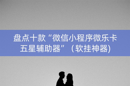 盘点十款“微信小程序微乐卡五星辅助器”（软挂神器)