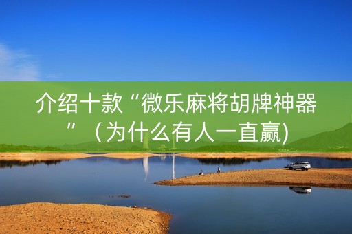 介绍十款“微乐麻将胡牌神器”（为什么有人一直赢)