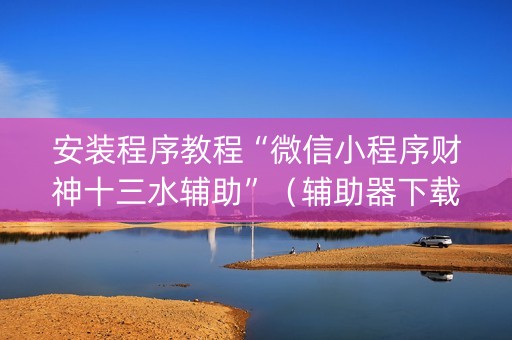 安装程序教程“微信小程序财神十三水辅助”（辅助器下载)