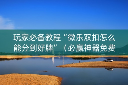 玩家必备教程“微乐双扣怎么能分到好牌”（必赢神器免费安装)