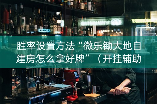 胜率设置方法“微乐锄大地自建房怎么拿好牌”（开挂辅助器插件)