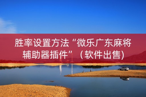 胜率设置方法“微乐广东麻将辅助器插件”（软件出售)